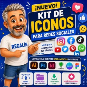 Kit de íconos para diseñadores